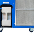 Heavy Duty Portable Air Conditioner Smashes Summer Heat With 13200 BTU Cooling For Up To 355 Sq Ft Rooms showing water tank and metal mesh.