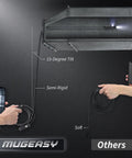 Dual Lens 1920P HD Endoscope Camera with 8 LED Lights, 16.4ft semi-rigid cable in pipe inspection