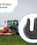 2 Pack Three Eighths Inch Weld On Chain Hooks Forged Clevis Grab Hooks Built Tough Heavy Duty Grade 70 Load Limit 6600 Lbs