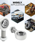 3/4 Inch Heim Joint Rod End Kit Set With Chromoly Joints Panhard Bar And Steering Shaft Support For Suspension Traction Bars Right And Left Hand Thread Durable Heat Treated Chrome Plated With PTFE Liner on chromoly rod ends for off-road suspension