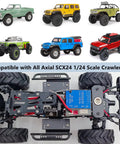 Heavy Duty RC Side Pedal Rock Rails Running Boards For 1 24 SCX24 Crawler Upgrades shown with compatible models