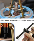 4 Inch Two Jaw Gear Puller for flywheels bearings and pulleys heavy duty adjustable carbon steel puller with central screw