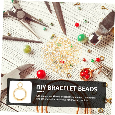 Top Shelf Go To Diy Jewelry Making Kit Featuring Stainless Steel Bail Bead Jump Rings And Polished Chrome Spacer Links for custom jewelry tools.