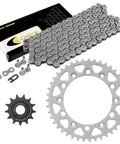 Beefed Up Drive Chain And Front And Rear Sprockets Kit For Yamaha WR250R 2009 2020 And WR250X 2009 2011 with alloy build