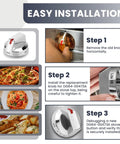 Guide for installing Upgraded DG64-00473A Burner Stove Knob Set on Samsung gas range, showing easy installation steps.