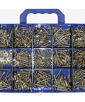 1120 Piece Screw Kit With Phillips Pan Tapping And Phillips Oval Tapping Screws In A Wide Range Of Sizes For DIY Projects