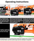 Operating instructions for Handheld Electric Strapping Machine For Pp Pet Portable Automatic Bander With Rechargeable Lithium Ion Battery.