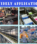 Flat Belt Conveyor With PVC Belt For Benchtop Use Transport Conveyor With Single Guardrail Stainless Steel Frames uses