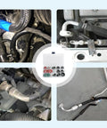 60 Piece AC O Ring And Seal Kit For Air Conditioning Compressor Replacement With O Ring Assortment In Multiple Sizes