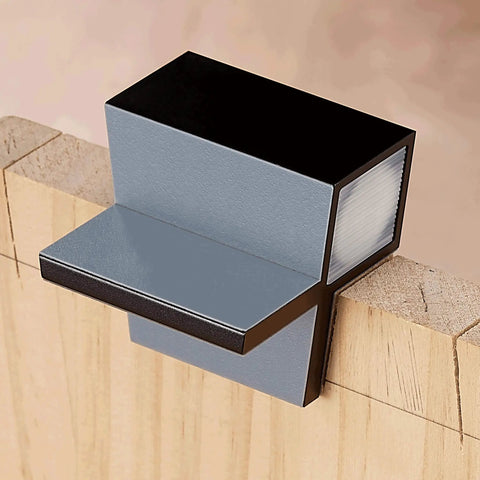 Heavy Duty Aluminum Dovetail Saw Guide With One To Eight Hardwood Angle and Knockout Magnetic Layout Tool for precise joinery layout on wood.
