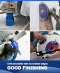 Vacuum Brazed Diamond Hole Saw and Drill Bit Set for Porcelain Tile Ceramic Marble and Granite Drilling in action
