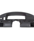 Dash bezel panel, black plastic, for 1992–1997 Ford F-Series/Bronco with left and right air vents