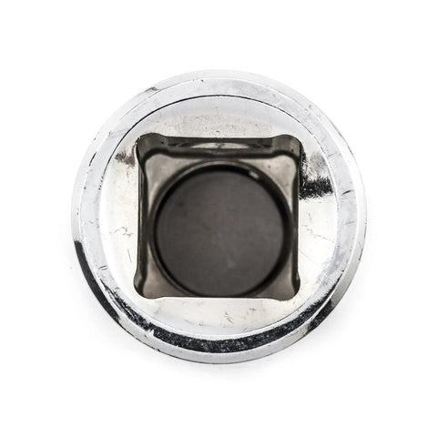 Close-up of a socket from the 7 Piece 1/2-Inch Drive SAE Hex Bit Socket Set With Heavy-Duty Heat-Treated Bases, top view