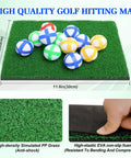 Chipping Golf Game Set With Hitting Mat And Double Sided Practice Mat 70 By 70 Inch Indoor Outdoor Training Kit With 20 Sticky Balls