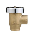 Lead Free Brass Anti Siphon Vacuum Breaker Backflow Preventer With Female NPT Inlet And Outlet Silicone Disc Seat Chrome Hood