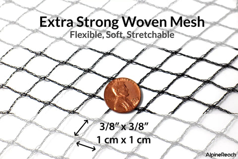 Heavy Duty Koi Pond Netting Kit 28 By 30 Feet Black Woven Mesh Cover Blocks Feathered Thieves And Keeps Your Fish Chill Under The Sun With Included Stakes For Rock Solid Water Garden Safety