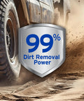 Advanced Engine Protection Spin On Oil Filter Keeps Your Ride Clean For Up To 15K Miles 99% Dirt Removal Graphic