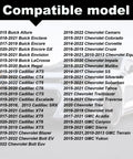Compatible models list for Heavy Duty Fender Liner Splash Shield Bolt Kit Quick Drop In Swap For Gm Chevy Camaro Colorado Cruze.