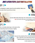 Installation steps for Game Changing Decorative Acoustic Wall Panels For Living Room Noise Block Sound Absorbing Foam Boards.