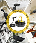 Powerful 2500W Portable Handheld Steam Cleaner With Large Capacity Tank in various cleaning settings including car, kitchen and bathroom.