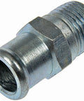 Heater Hose Connector For Three Quarter Inch Hose To Half Inch NPT With One And Three Quarter Inch Long Universal Fit Durable OE Replacement Leak Free And Easy Install steel fitting