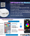 Split 4 Colors 12W Car Starlight Headliner Kit with App and RF Remote control interface