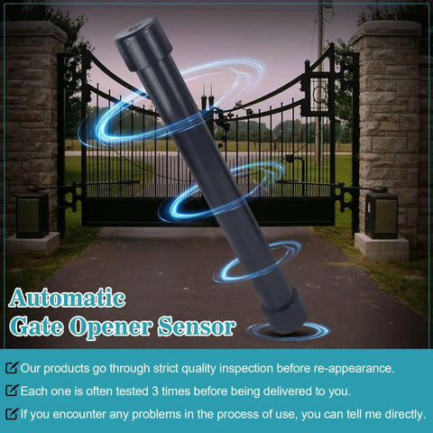 Driveway Gate Exit Wand Sensor For Automatic Gate Systems With Universal Five Wire Design