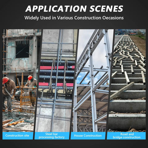 Application scenes of Heavy Duty 7/8 Inch Electric Hydraulic Rebar Cutter With Lightning Fast 3.5 To 4.5 Second Cutting Speed in construction sites.