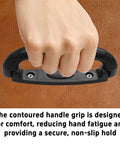 Hand gripping 2 Pack 6.3 Inch Luggage Pull Handles Plastic Grip For Suitcases Trunks Boxes And Musical Instrument Cases Black High Strength Durable Replacement Handles With 84mm Mounting Hole Distance And 5mm Hole Diameter