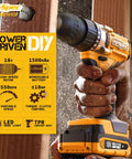 18V Cordless Drill Kit With Battery And Charger, 58 Piece Driver Bit Set for Wood Metal and Concrete, perfect for DIY projects