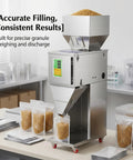 Straight Up Reliable Automatic Granule Filler Machine With Digital Scale Pro Level 304 Stainless Steel Powder Doser in action filling bags.