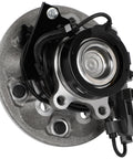 Close-up of Two-Pack Front Wheel Hub Bearing Assemblies With ABS For 2004-2008 Chevrolet Colorado And GMC Canyon 2WD Z71 Off-Road 6-Lug Drop-In Replacement Beefed-Up OE-Quality Direct-Fit