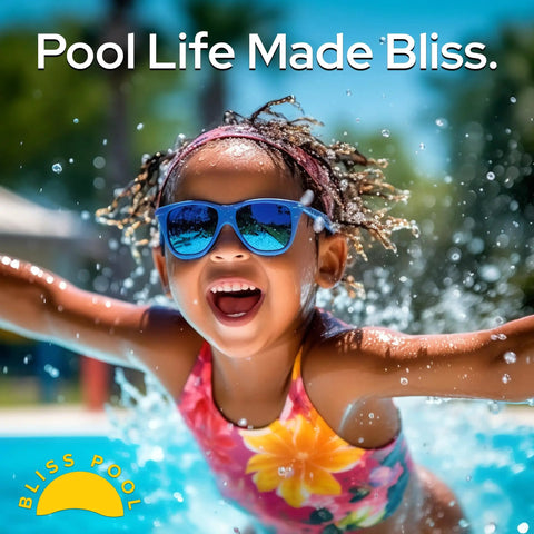 7 In 1 Pool Test Strips With App 150 Count Extra Long Strips For Chlorine Ph Alkalinity Hardness And Cyanuric Acid, child joyfully splashing in pool.