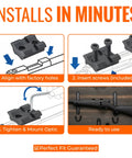 Installation guide for 2 Piece 21.2 Inch Rails For Savage Rascal Scope Mount Base Kit Built From Hard Anodized Aluminum With Matte Black Finish