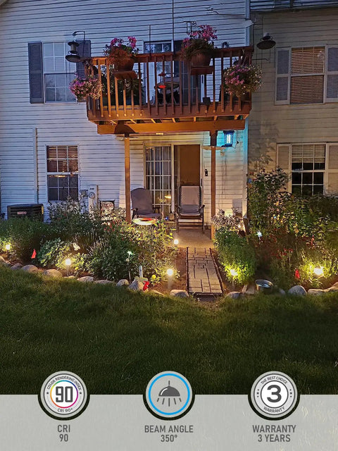 Low Voltage Landscape Pathway Lights 12 Pack 3W 12 To 24V Aluminum Bollard Outdoor Lighting With 360 Degree Coverage 3000K illuminating garden path