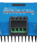 SmartSolar MPPT Charge Controller With VE.Can, 250V, 100 Amp, 12/24/36/48V Solar Battery Charger, front angle view