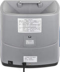 Back view of Pro Level Automatic Us Coin Sorter And Lcd Counter showing error message and connectors.
