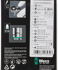 Back packaging of Automotive 1 Bit Socket And Ratchet Set With Quick Change Drive Compact Tool Kit for Home Garage and Shop