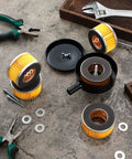 8 Pack Replacement Air Compressor Filter Elements 2.55 Inch Outer Diameter And 1.45 Inch Inner Diameter And 1.59 Inch High