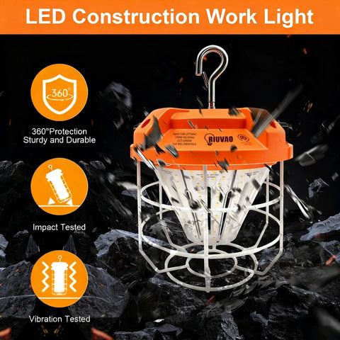 Boss Level 100W LED Work Light Pumping Out 15000 Lumens Straight Fire Illumination Rock Solid IP65 Waterproof Rated Linkable Plug And Go Setup For Any Grindy Job Site Hustle