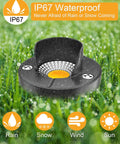 Low Voltage Outdoor Inground Lights Kit 12 Pack 5W Well Lights With Transformer And Connectors 12V 24V AC DC LED Landscape