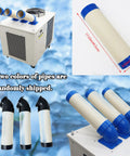 Hardcore 220V Industrial Air Conditioner Packing 29800 BTU with three cooling pipes and air discharge design.