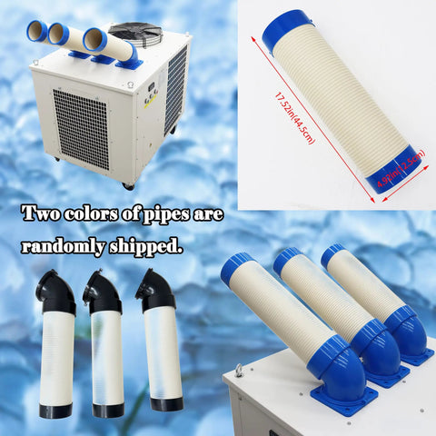 Hardcore 220V Industrial Air Conditioner Packing 29800 BTU with three cooling pipes and air discharge design.