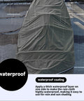Beefy Ultra Heavy Duty Tear Resistant Canvas Tarpaulin 10x12 Ft With 28 Mil Organic Silicone Coating Waterproof Tarps Grommets And Reinforced Edges For Outdoor Tents Pools And Boats covering boat in rain