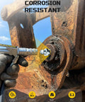 Grease Fittings Assortment Kit With 240 Pieces Zerk Nipples SAE And Metric NPT used on rusted machinery for lubrication