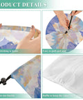 Close-up of Big 24x36 Inch Drawstring Laundry Bag With Removable Mesh Wash Bag showing stitching, drawstring, buckle, and baffle details.