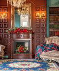 Pro Grade Upholstery Tack Strip Featuring No Sweat Install Heavy Duty Brass Nailhead Trim With Antique Rivets For Sofa Couch Reupholstering And Diy Home Upgrade in elegant living room with plush sofa and floral rug.
