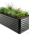 Raised Garden Bed Kit 6x3x1 Ft Metal Planter Boxes Outdoor With No Fuss Easy Assembly For Vegetables Fruits Flowers And Herbs