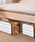 Game Changing Foldable Storage Tote With Clear Front Window And Dual Zipper Access For Quick Grabbing Steel Reinforced Base under bed access view