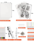 Kickstart Your Craft Game With This Hella Cool 198 Piece Heat Shrink Plastic Sheet Kit featuring 20 blank and 8 patterned sheets.